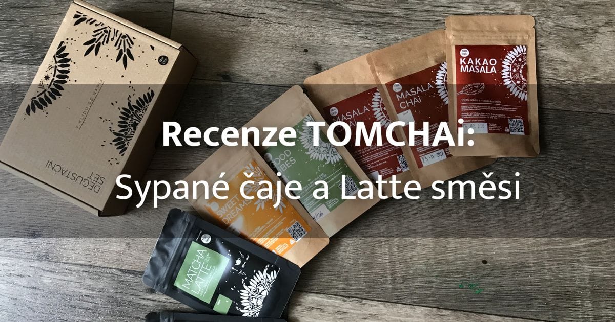 TOMCHAi recenze: Degustační set – Sypané čaje a Latte směsi