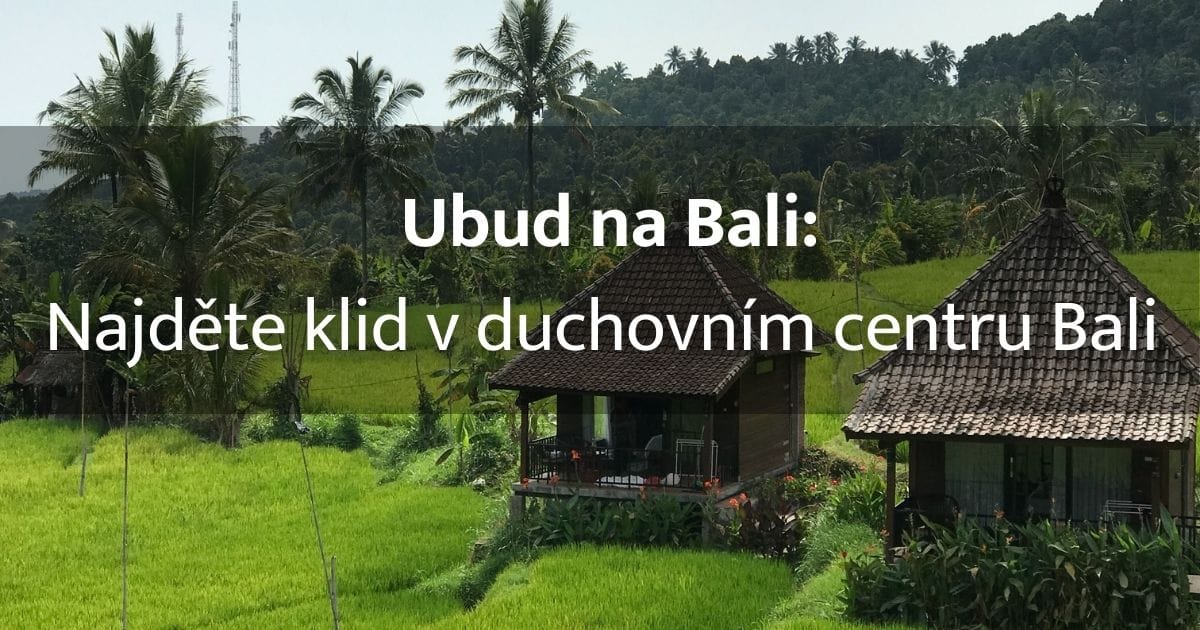 Bali – Ubud: Najděte svůj klid v duchovním centru Bali + 14 míst, co vidět