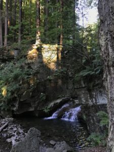 The Satina waterfalls in the Beskids