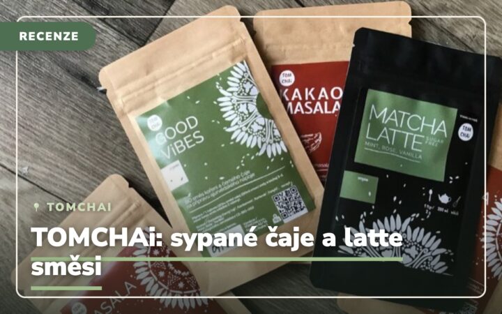 TOMCHAi recenze: Degustační set – Sypané čaje a Latte směsi