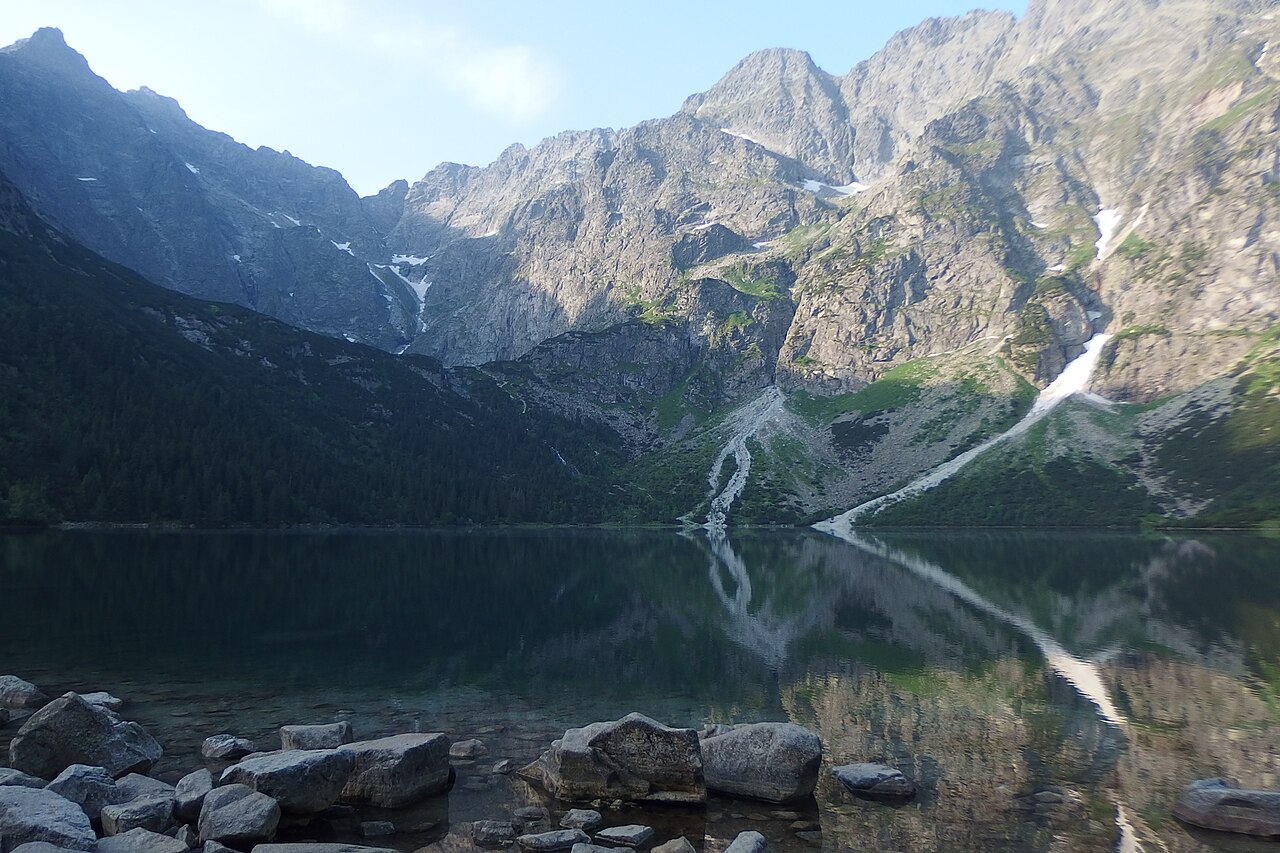 Czarny Staw pod Rysami tarn in the Polish Tatra mountains