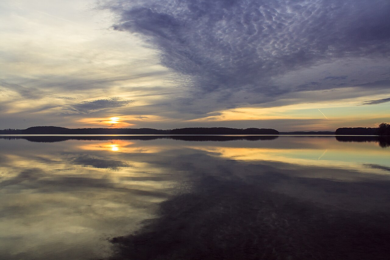 Lake Drawsko in the Drawsko landscape park, north-west Poland