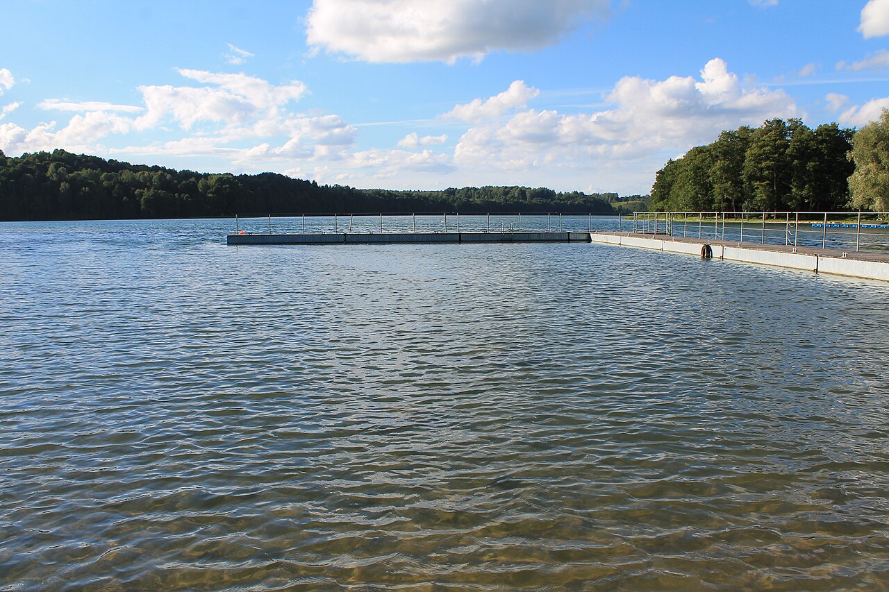 Lake Hańcza, the deepest lake in Poland
