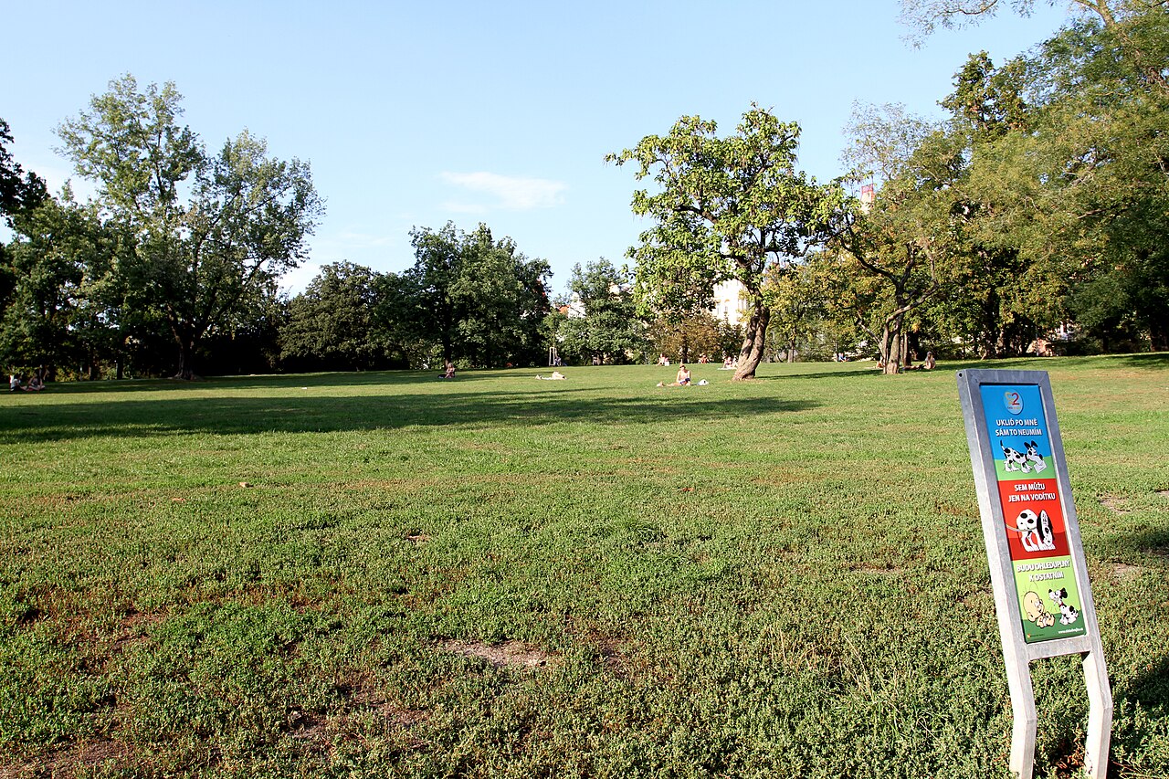 Riegrovy sady v Praze na Vinohradech