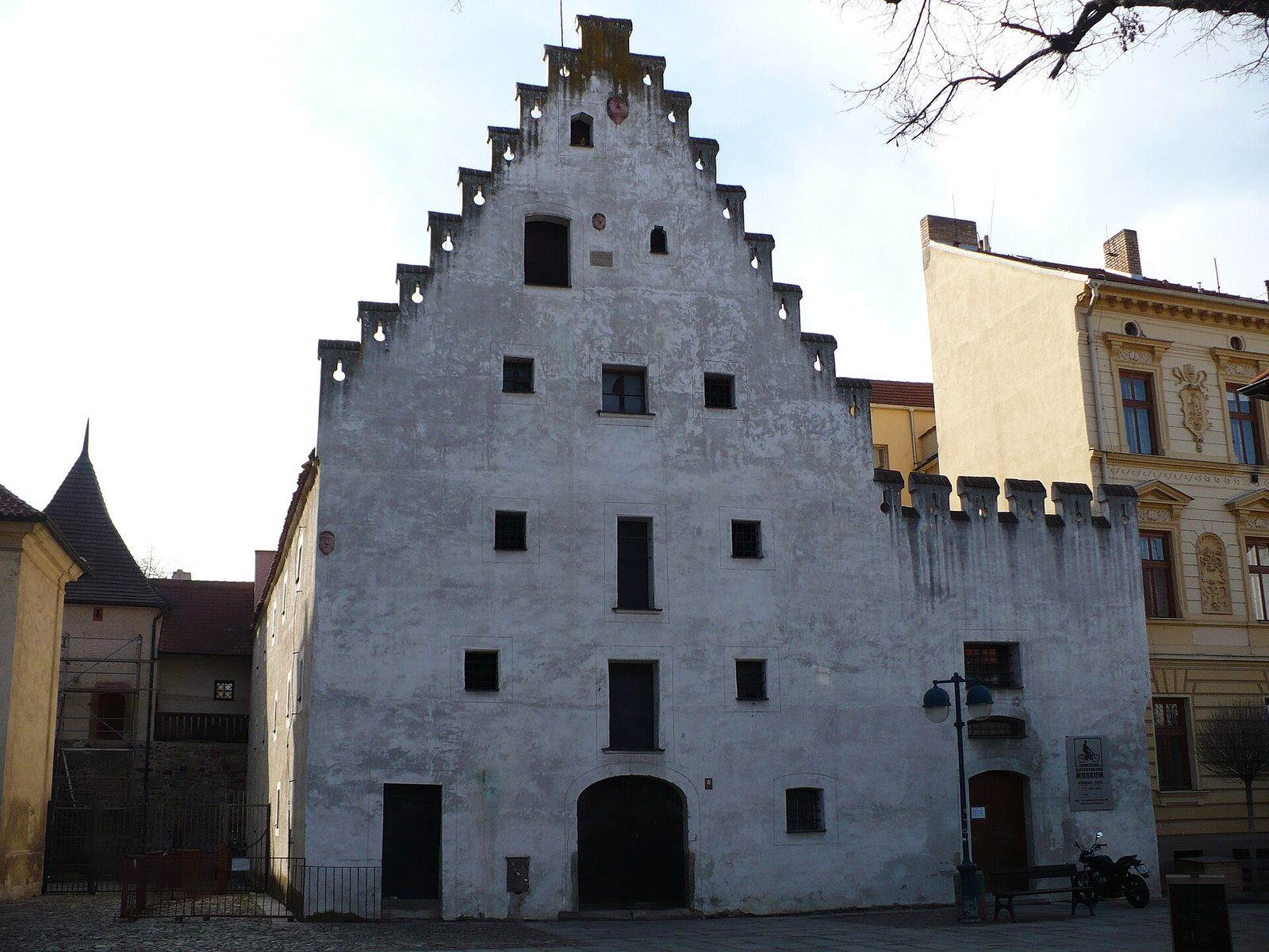 The Solnice salt house on Piaristické Square in České Budějovice