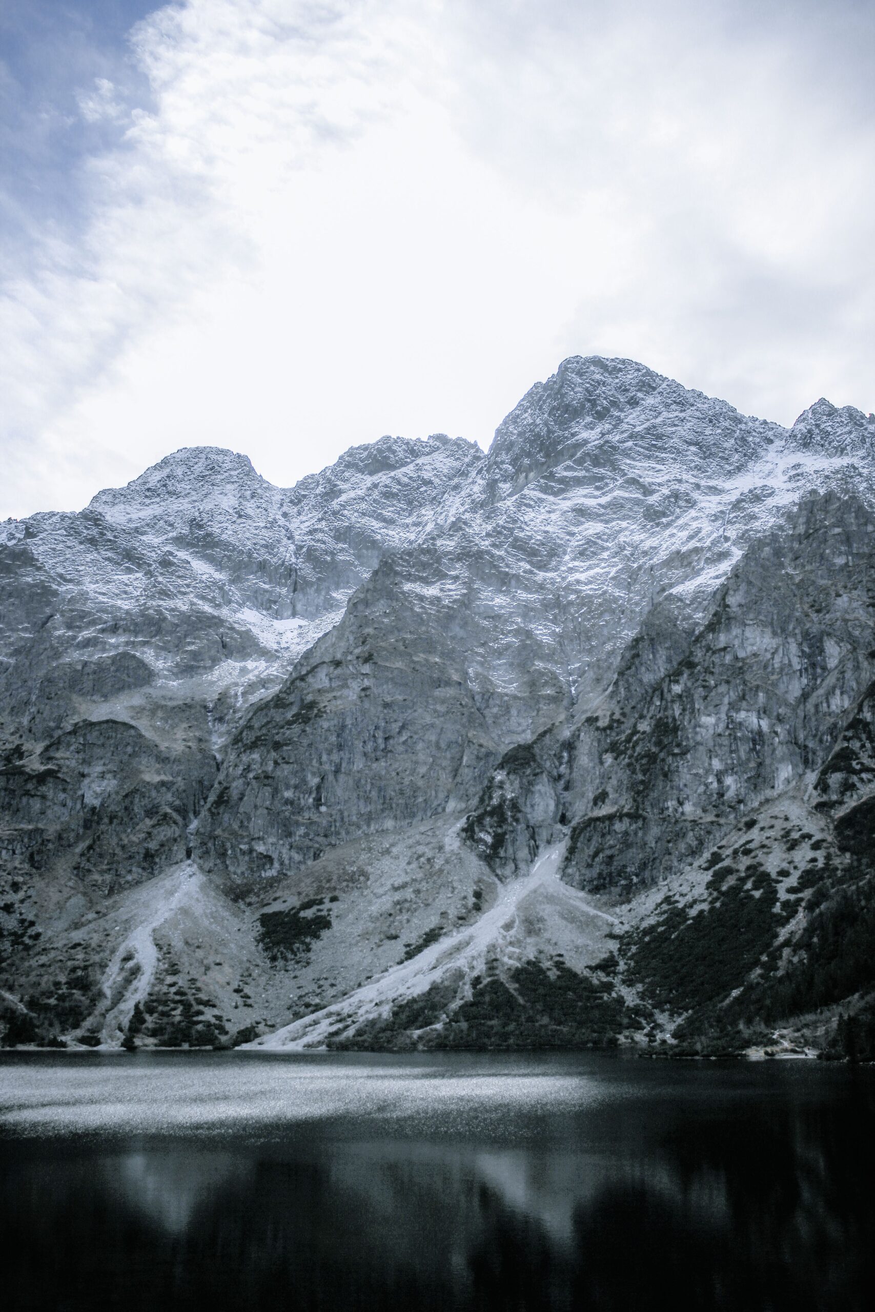 A mountain lake in the Polish Tatras, much like Morskie Oko