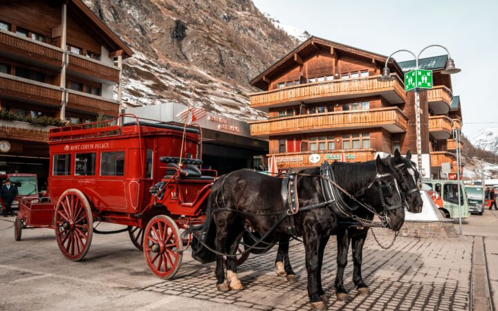 Zermatt v zimě
