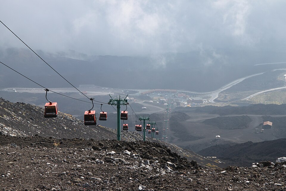 A Funivia dell'Etna kabinjai