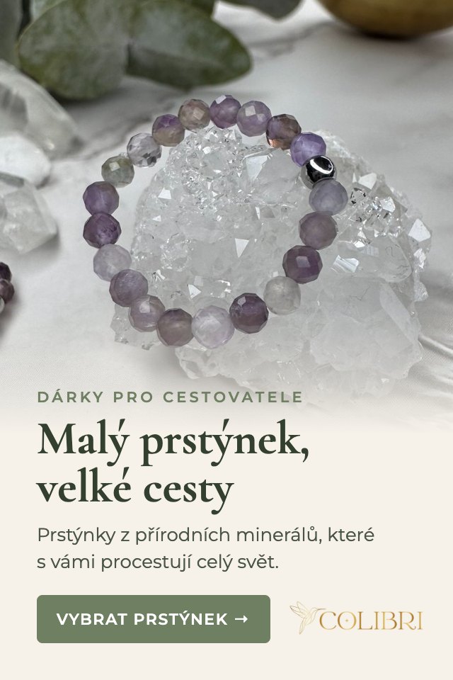 Prstýnky z přírodních minerálů z Colibri