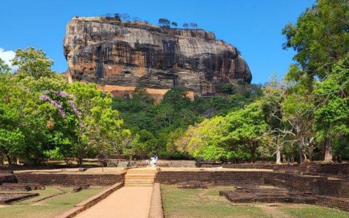 Skalní pevnost Sigiriya (Lví skála) na Srí Lance